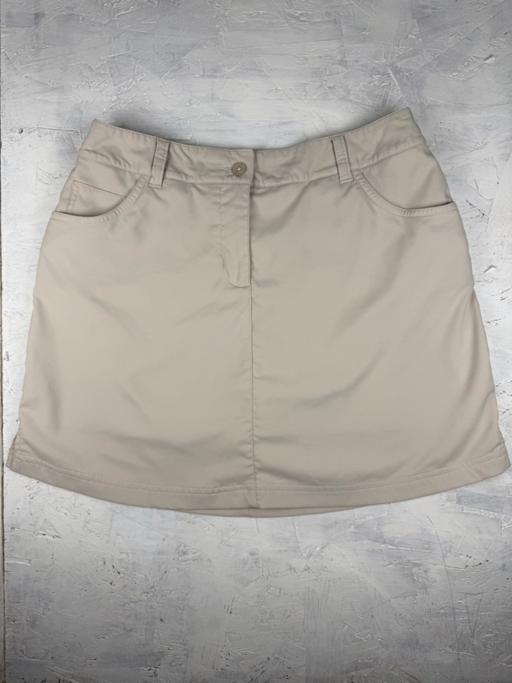 Slazenger Khaki Golf Skort Womens Size 6 Athletic Tennis Skirt‎